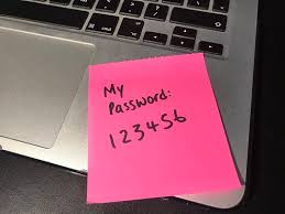 Password Sticky Note